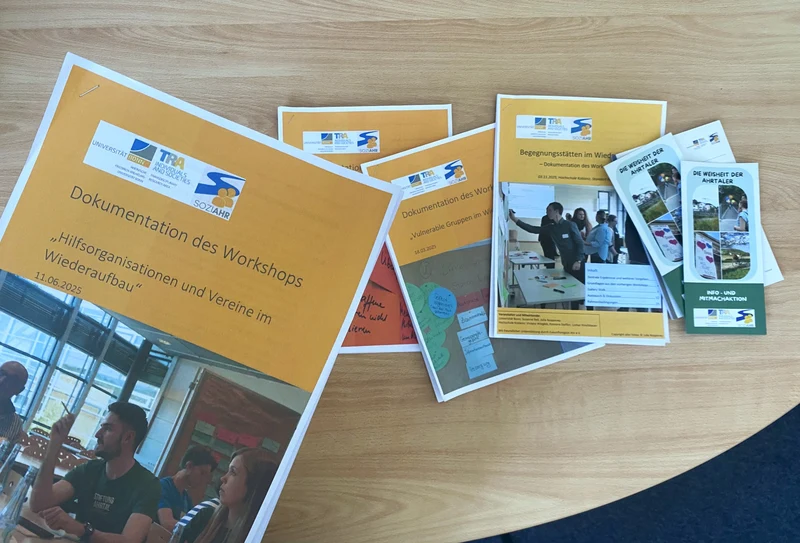 Publikationen zu den Workshops